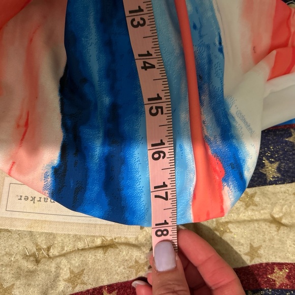 NWT Peyton & Parker women’s SWIM TOP, colorful halter top SIZE LARGE - Picture 5 of 7